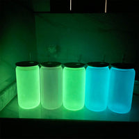 Beer Can style UV Changing and Glow in the Dark Tumbler