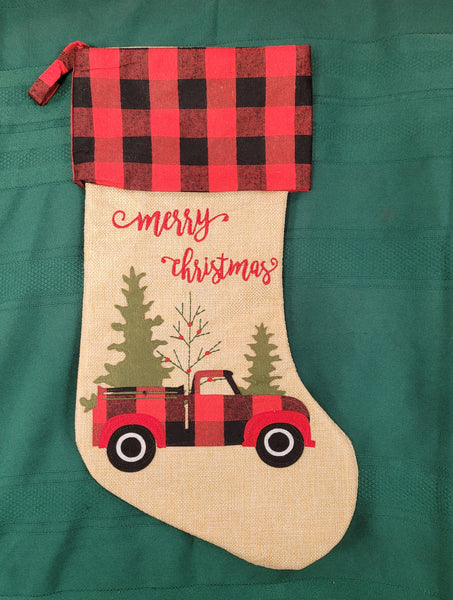 Christmas Stocking with Applique